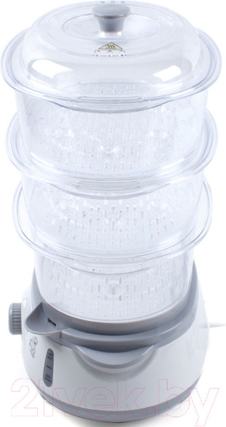 Изображение товара Пароварка стационарная Endever Vita-170 (белый/серый)