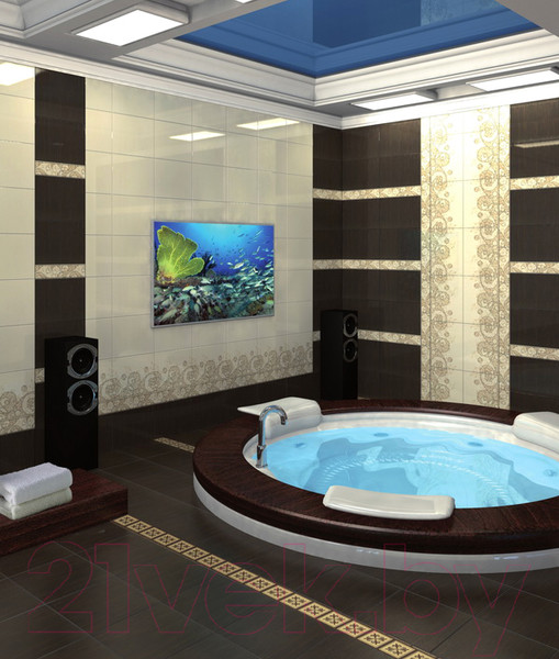 Изображение товара Декоративная плитка Beryoza Ceramica Глория барокко (250x350)