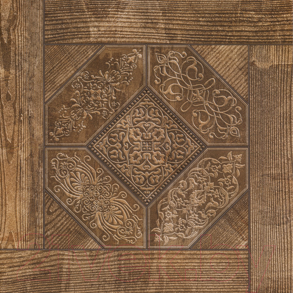 Изображение товара Плитка Beryoza Ceramica Рустик орех (412x412)