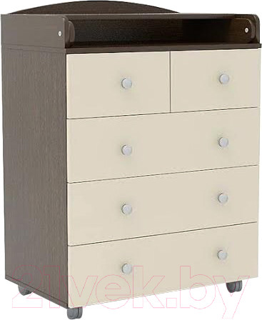 Изображение товара Комод пеленальный СКВ 700158-9 (венге/бежевый)