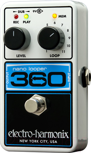 Изображение товара Педаль электрогитарная Electro-Harmonix Nano Looper 360