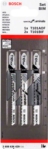 Изображение товара Набор пильных полотен Bosch 2.608.636.429