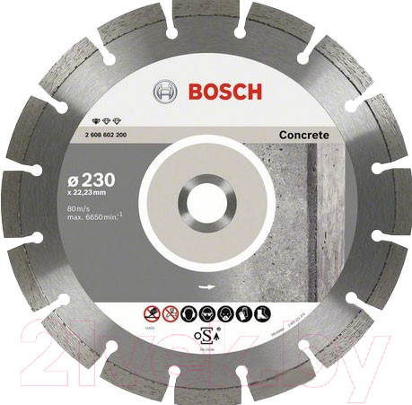 Изображение товара Отрезной диск алмазный Bosch Standard 2.608.602.200