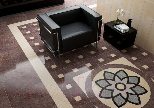 Изображение товара Плитка Grasaro Crystal G-610/PR (600x600, серый)