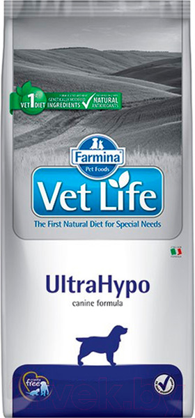 Изображение товара Сухой корм для собак Farmina Vet Life UltraHypo (12кг)