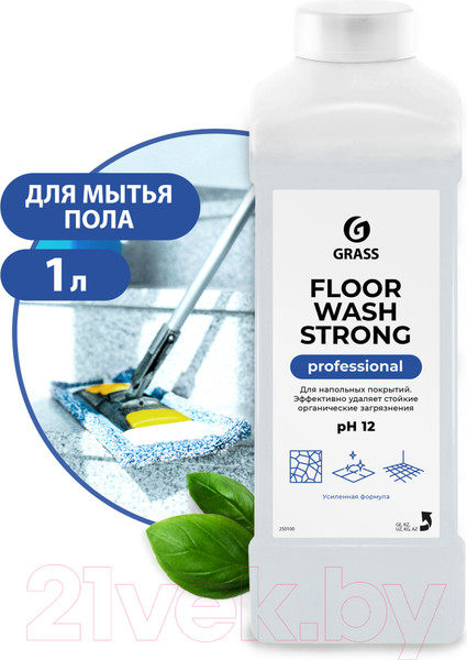 Изображение товара Чистящее средство для пола Grass Floor Wash Strong / 250100 (1л)