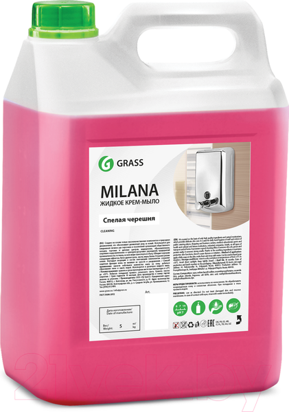 Изображение товара Мыло жидкое Grass Milana Спелая черешня / 126405 (5кг)