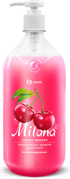 Изображение товара Мыло жидкое Grass Milana Спелая черешня / 126401 (1л)