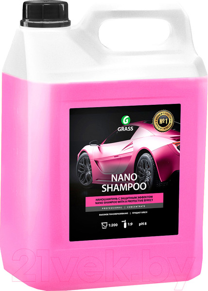 Изображение товара Автошампунь Grass Nano Shampoo / 136102 ( 5кг)