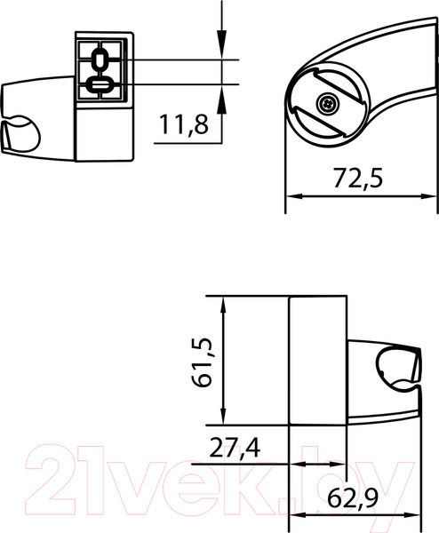 Изображение товара Душевой держатель IDDIS 040CP00I53