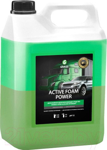 Изображение товара Автошампунь Grass Active Foam Power / 113141 (6кг)
