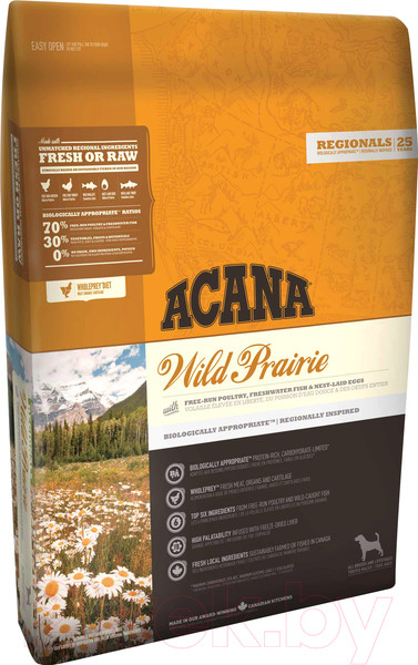Изображение товара Сухой корм для собак Acana Heritage Wild Prairie (11.4кг)