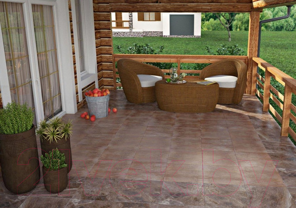 Изображение товара Плитка PiezaRosa Лава 739563 (450x450, темно-коричневый)