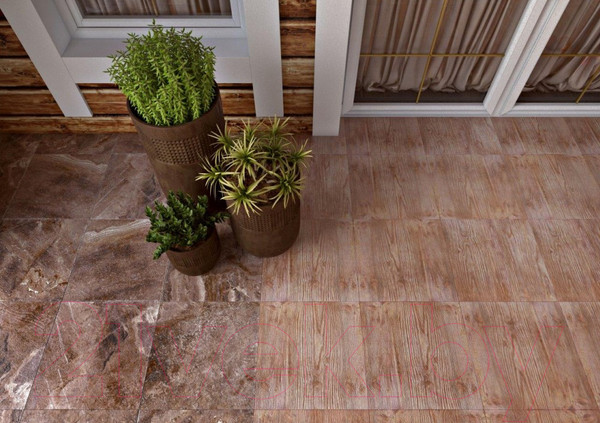 Изображение товара Плитка PiezaRosa Лава 739563 (450x450, темно-коричневый)