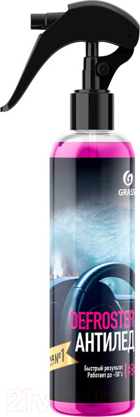 Изображение товара Покрытие для стекла Grass Антилед Defroster / 151250 (250мл)