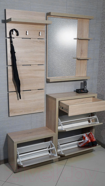 Изображение товара Вешалка для одежды Элана В52 (дуб сонома)