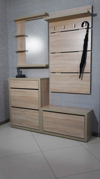 Изображение товара Вешалка для одежды Элана В72 (дуб сонома)