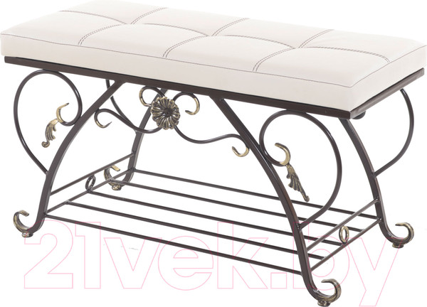 Изображение товара Банкетка AMC 3.2-В с полкой (бежевый)