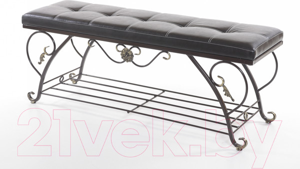 Изображение товара Банкетка AMC 3.2-Д с полкой (коричневый)