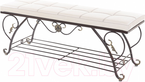 Изображение товара Банкетка AMC 3.2-Д с полкой (бежевый)