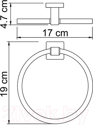 Изображение товара Кольцо для полотенца Wasserkraft Lippe K-6560