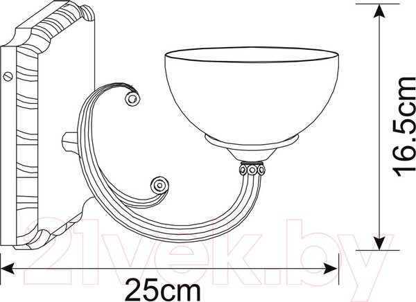 Изображение товара Бра Arte Lamp Windsor White A3777AP-1AB