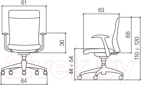 Изображение товара Кресло офисное Halmar Vire (синий)