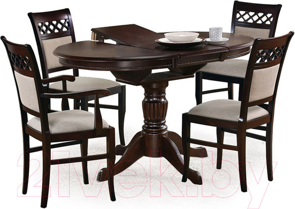 Изображение товара Обеденный стол Halmar William (темный орех)