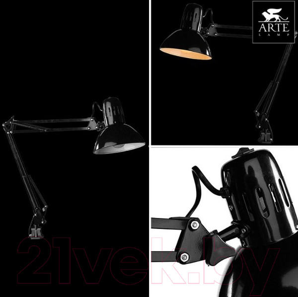 Изображение товара Настольная лампа Arte Lamp Senior A6068LT-1BK