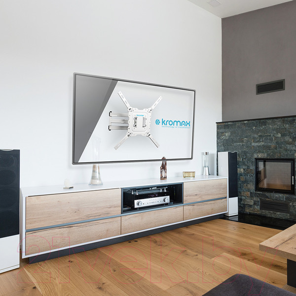 Изображение товара Кронштейн для телевизора Kromax DIX-18 (белый)