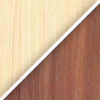 Изображение товара Журнальный столик Олмеко Маджеста-2 со стеклом (ясень шимо темный/светлый)