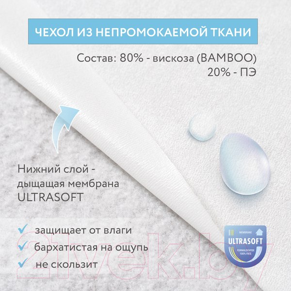 Изображение товара Матрас в кроватку Plitex Юниор Waterproof ЮВ-01/1