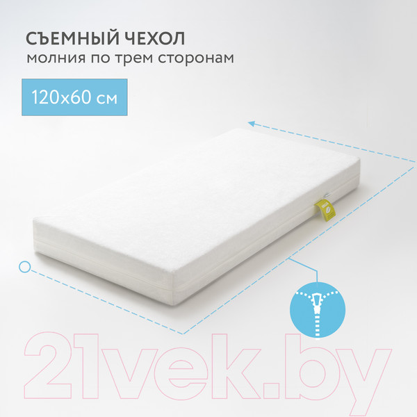 Изображение товара Матрас в кроватку Plitex Юниор Waterproof ЮВ-01/1