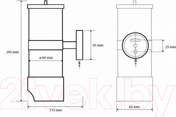 Изображение товара Органайзер для ватных дисков Bemeta 146503172
