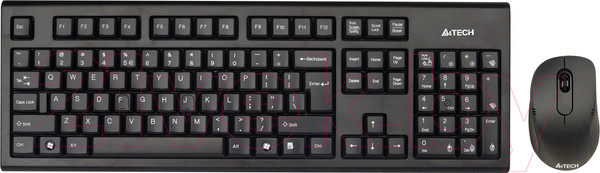 Изображение товара Комплект клавиатура и мышь A4Tech 7100N (черный)