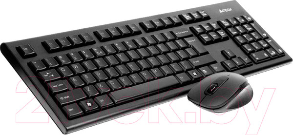 Изображение товара Комплект клавиатура и мышь A4Tech 7100N (черный)