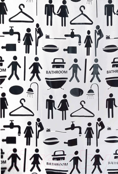 Изображение товара Шторка-занавеска для ванны Bisk 06847