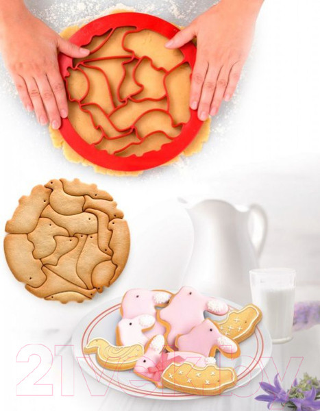 Изображение товара Набор для выпечки Bradex Зоопарк TK 0214