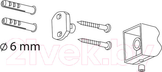 Изображение товара Держатель для полотенца Bisk 02996