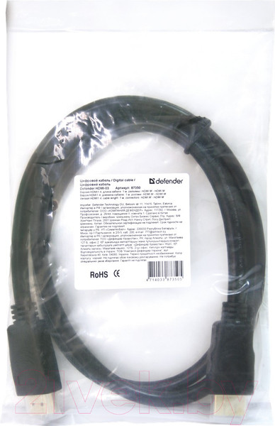 Изображение товара Кабель Defender 87350 (1м)