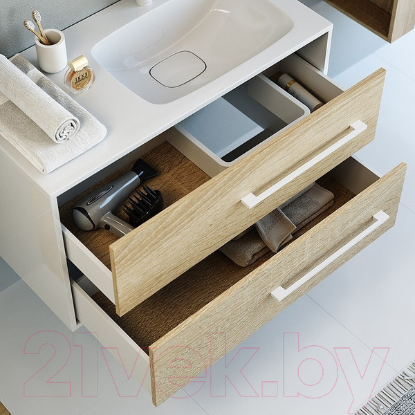 Изображение товара Тумба с умывальником Aqwella Майами / Mai.01.09/R