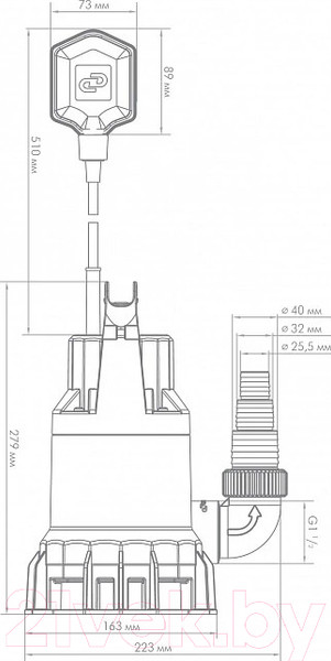 Изображение товара Фекальный насос Джилекс Фекальник 140/6 / 5400