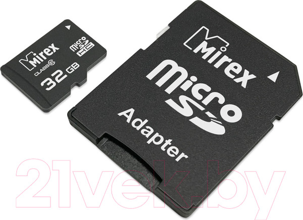 Изображение товара Карта памяти Mirex microSDHC (Class 10) 32GB (13613-AD10SD32)