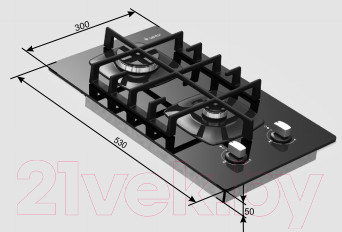Изображение товара Газовая варочная панель GEFEST ПВГ 2003 К12
