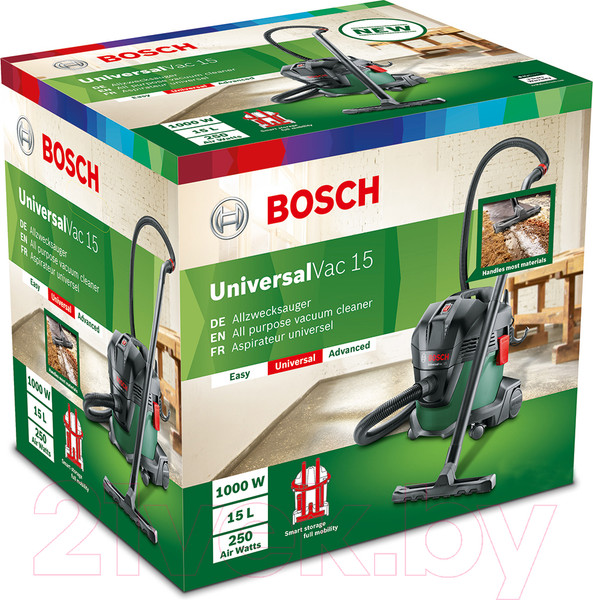 Изображение товара Профессиональный пылесос Bosch Universal Vac 15 (0.603.3D1.100)
