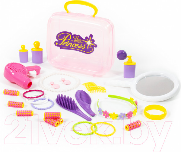 Изображение товара Набор аксессуаров для девочек Полесье Маленькая принцесса №2 / 47311 (в чемоданчике)