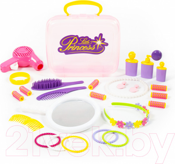 Изображение товара Набор аксессуаров для девочек Полесье Маленькая принцесса №2 / 47311 (в чемоданчике)