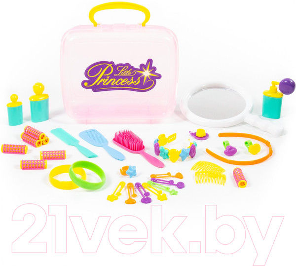 Изображение товара Набор аксессуаров для девочек Полесье Маленькая принцесса №3 / 47328 (в чемоданчике)