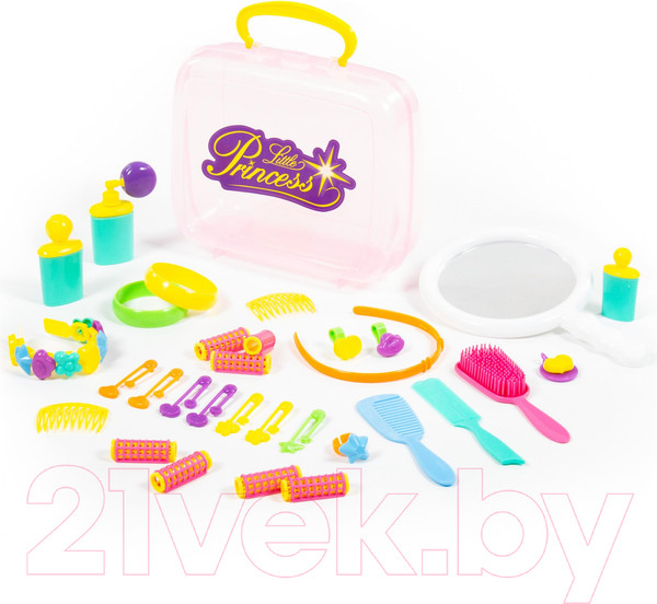 Изображение товара Набор аксессуаров для девочек Полесье Маленькая принцесса №3 / 47328 (в чемоданчике)