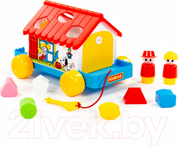 Изображение товара Сортер Полесье Игровой дом / 6202 (в сеточке)